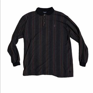 Long sleeve Striped polo shirt